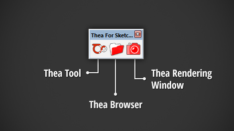 thea render selection window